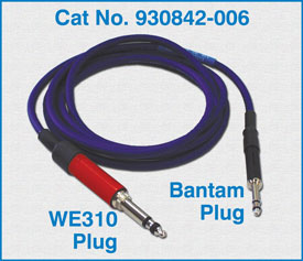 WE310 Plug to Bantam plug / 930842-006